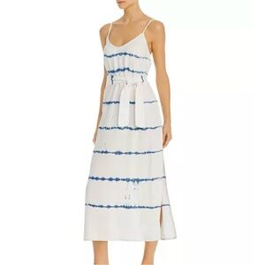 Bella Dahl Tie Dye Stripe Midi Dress Size S